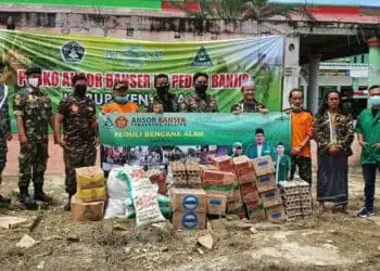 Ansor Banser Tangsel Salurkan Bantuan ke Lebak