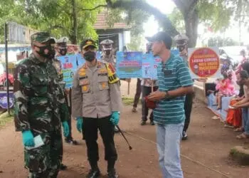 Kapolres Bersama Dandim 0601 Kampanyekan Protokol Kesehatan