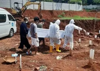 437 Jenazah Covid Dimakamkan di TPU Jombang