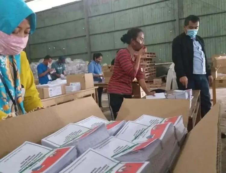 KPU Cetak 928.525 Surat Suara, Pelipatan dan Sortir Ditarget 2 Hari