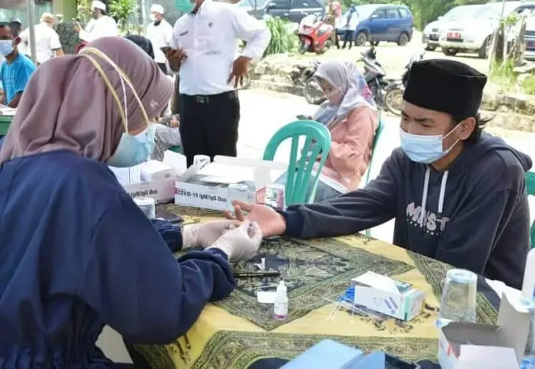 1.000 Warga Cilongok Di-Rapid Test, Tahap Pertama Diikuti 117 Orang