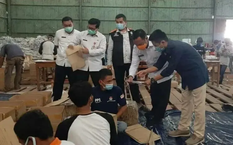 Surat Suara Rusak Menjadi 183 Lembar
