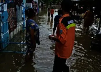 Irigasi Meluap, Banjir Mulai Melanda, Puluhan KK di Pontang Terdampak
