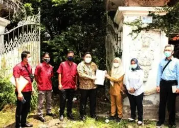 Disperkimta  Kota Tangsel Terima Penyerahan Lahan Fisik SMPN 23