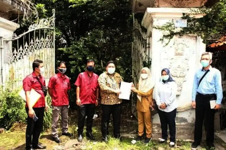 Disperkimta Kota Tangsel Terima Penyerahan Lahan Fisik SMPN 23