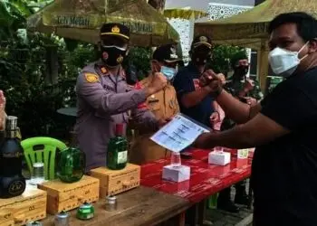 Kapolsek Cisauk Resmikan Kampung Tangguh di Kota Tangsel