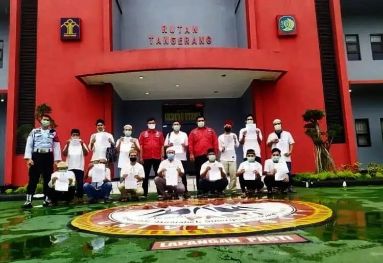 16 WBP Rutan Kelas I Tangerang Dapat Asimilasi Rumah