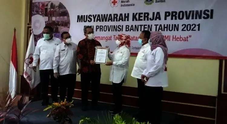 Pandemi, Kegiatan Donor Darah Berkurang, PMI Banten Gelar Mukerda