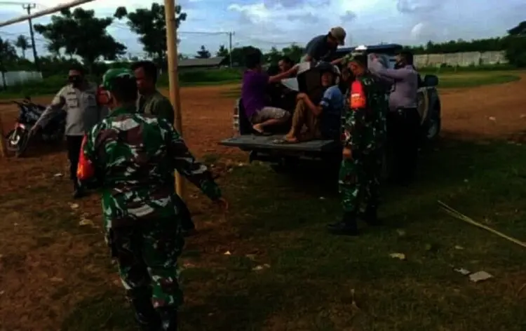Timbulkan Keramaian, Adu Layangan Dibubarkan, 5 Orang Diamankan