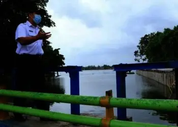 Antisipasi Terjadinya Banjir, Debit Air Situ Cipondoh Dikurangi