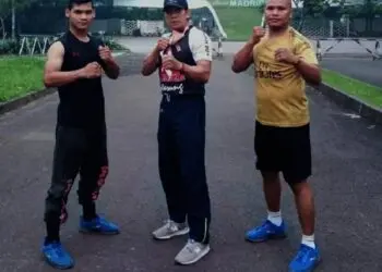 Dua Petarung PON Tarung Derajat Banten Fokus Latihan Fisik