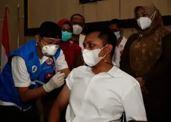 Wakil Bupati Duluan Divaksin Covid-19, Forkompinda dan Nakes Menyusul