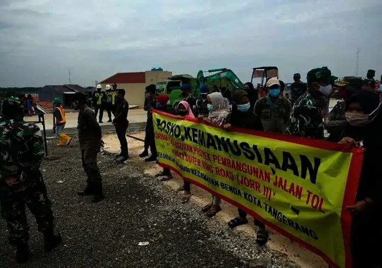 Pembongkaran Posko Kampung Baru Kota Tangerang Dianggap Sah