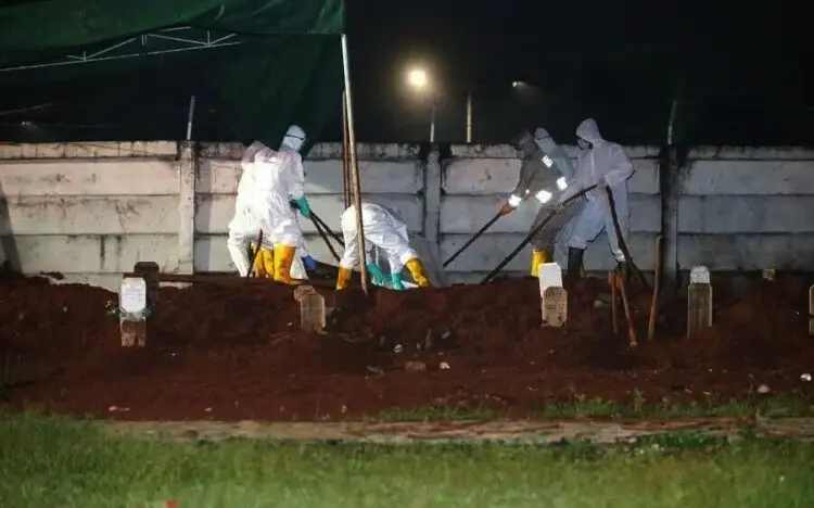 Dalam Seminggu, 27 Jenazah Covid-19 Dimakamkan di TPU Jombang