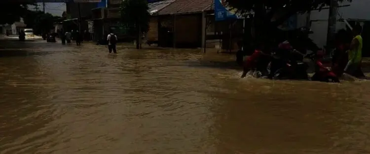 Titik Banjir di Pusat Kota Serang Bertambah