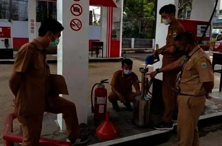 Hindari Curang, Takaran SPBU di Kabupaten Lebak Ditera Ulang