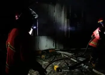 Mini Market di Cileles Lebak Ludes Terbakar