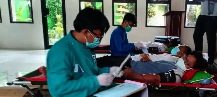 Bantu Stok Darah, PMI Kecamatan Pinang Gelar Donor