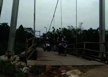 Jembatan Apus di Desa Sukamekarsari yang Rusak Bakal Diperbaiki