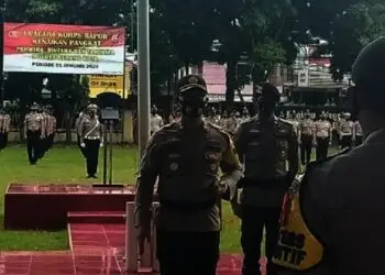 Puluhan Personel Polres Serang Naik Pangkat