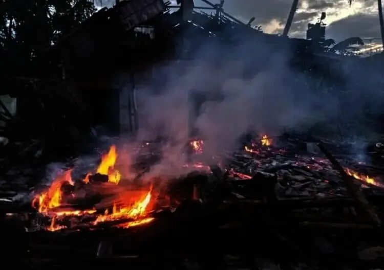 Diduga Akibat Korsleting Listrik, 1 Rumah di Cigarunggung Dilahap Api