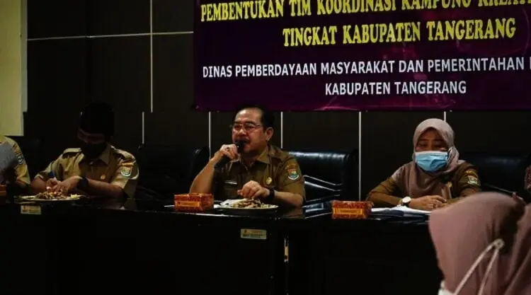 DPMPD Kabupaten Tangerang Canangkan Kampung Kreatif