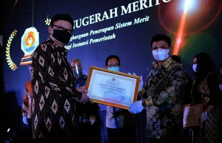 Pemkot Tangerang Raih Penghargaan di Anugerah Meritokrasi KASN