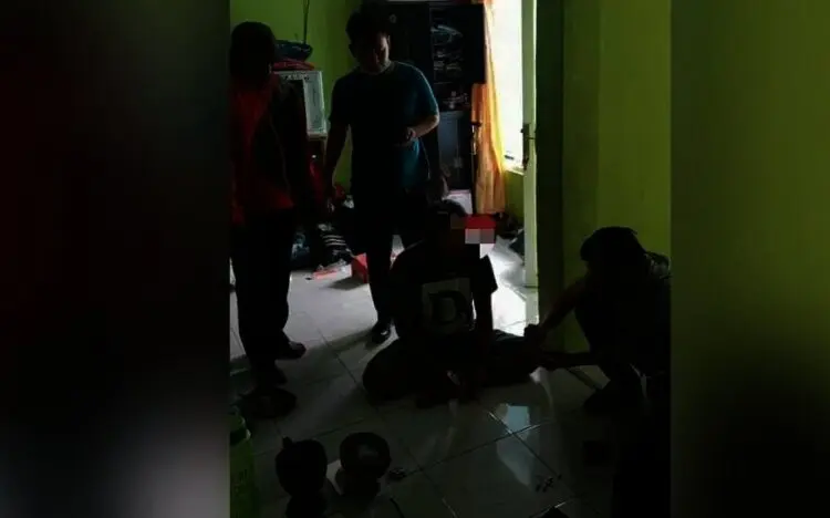 Sedang Tidur, Seorang Pengedar Narkoba Ditangkap