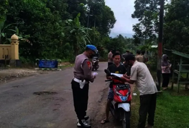 Polsek dan Muspika Mandalawangi Masih Gencarkan Operasi Yutisi