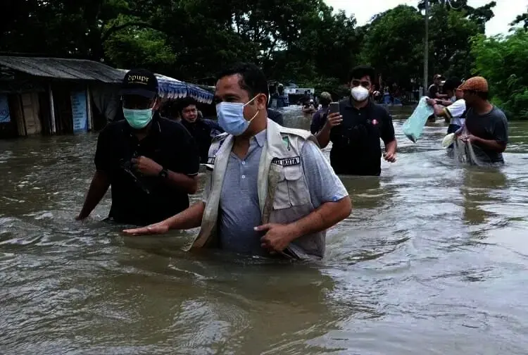 15.876 Jiwa Terdampak Banjir, Banjir di Periuk Damai Masih Dua Meter