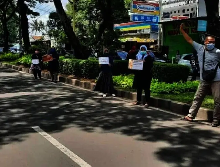 Warga Terdampak Penggusuran Proyek JORR 2 Kembali Galang Bantuan