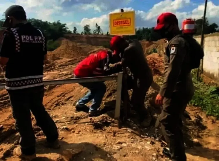 Tak Bisa Tunjukkan Dokumen Perizinan, 2 Tambang Pasir Kembali Disegel