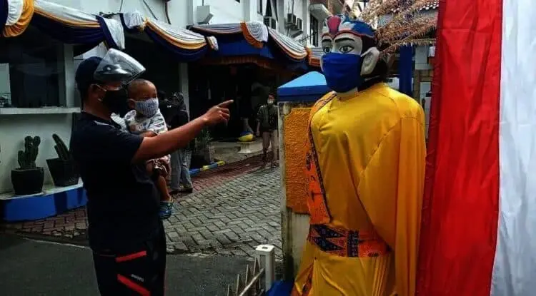 Hadirkan ‘Bang Cipon dan Mpok Doh’, Ingatkan Protokol Kesehatan