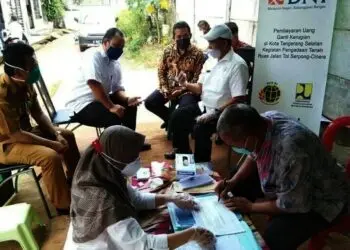 BPN Kota Tangsel Bayar Ganti Rugi Warga Terdampak Banjir
