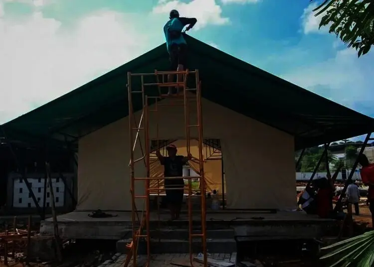 Melihat, Pembangunan Penambahan Ruang Isolasi Rumah Lawan Covid-19 Tangsel