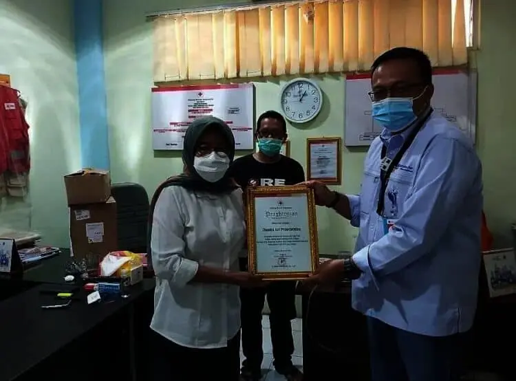 PMI Kota Cilegon Terima Bantuan Alat Rapid Test Covid-19