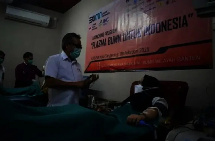 PMI Kota Tangerang Sudah Salurkan 410 Plasma Konvalesen