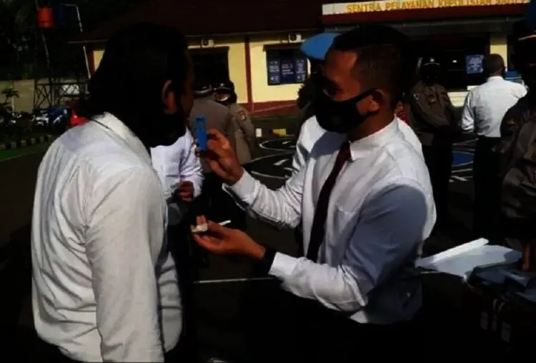 Antisipasi Penyalahgunaan Narkoba, Polres Pandeglang Gelar Tes Air Liur