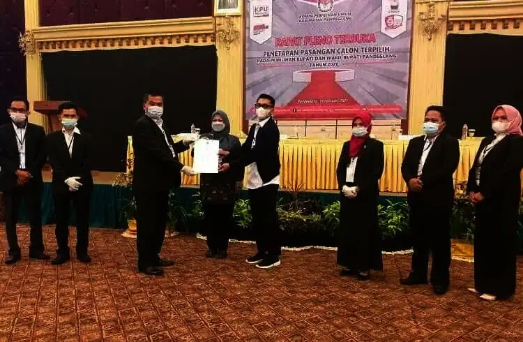 KPU Pandeglang Tetapkan Kemenangan Paslon Intan