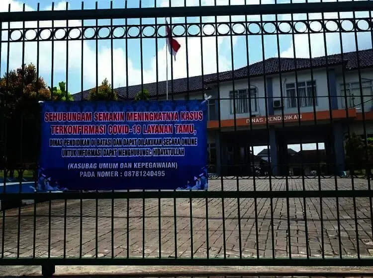 Pegawai Terpapar Covid-19, Kantor Setda dan Dindik Lebak Dilock Down