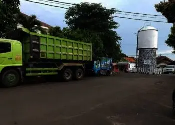 Parkir Sembarang Hilangkan Estetika KCB Menara Air Kab. Pandeglang