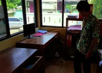 Maling Bobol 2 Kantor Desa, 10 Laptop, Printer dan Infokus Hilang