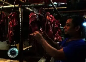 Harga Daging Sapi di Pasar Rangkasbitung Naik Rp10 ribu