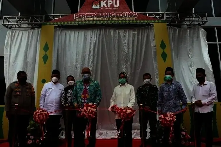 Wali Kota Airin Resmikan Kantor KPU Tangsel
