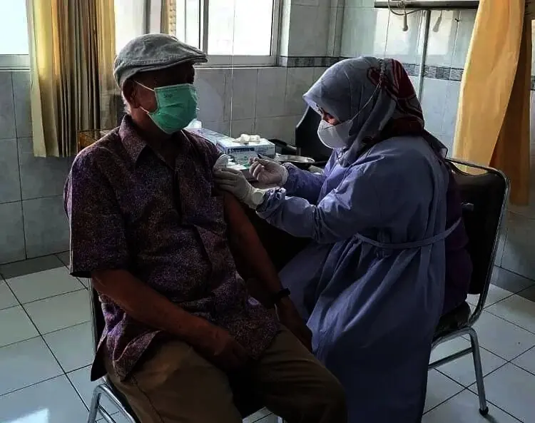 Atlet, Pelatih dan Pengurus KONI Kabupaten Tangerang Divaksin