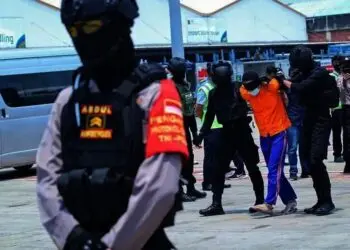 22 Teroris Dibawa ke Rutan Cikeas, Mata Ditutup, Tangan Diikat