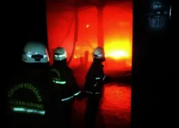 Empat Gudang Garmen di Kabupaten Tangerang Ludes Terbakar