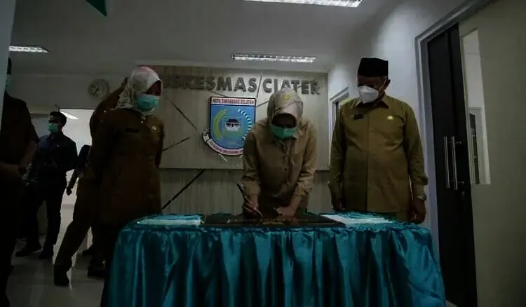 Wali Kota Airin Resmikan Puskesmas Ciater
