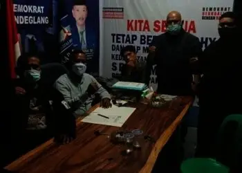 Cegah Direbut, Kader Demokrat di Kabupaten Pandeglang Jaga Kantor