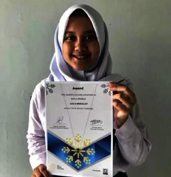 Siswi SMAN 2 Tangsel Raih Medali Emas di Olimpiade IEOx